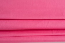 100 Cotton Quality Solid Pink/Hot Pink Fabric By The Yard -35" Wide