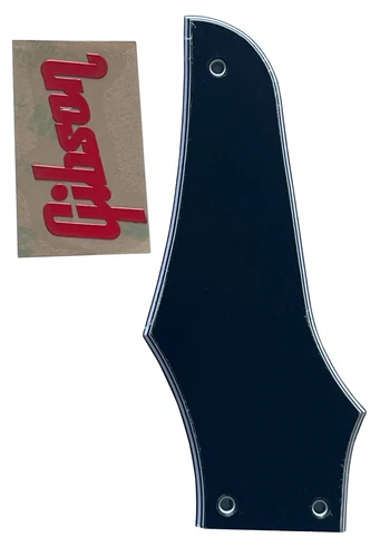 Guitar Parts Pickguard For Gibson Firebird"Logo"Truss Rod Cove 5 Ply Black