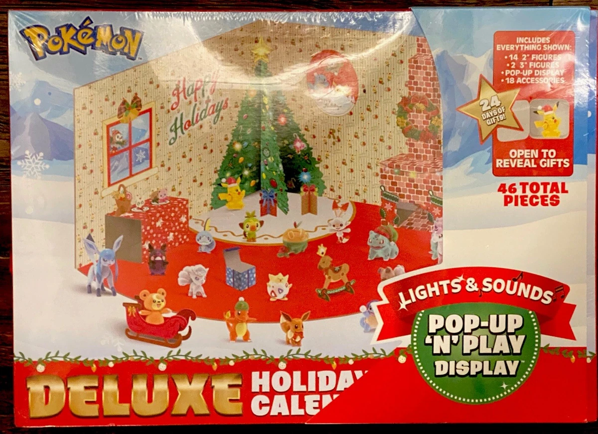 Pokemon Happy Holidays Deluxe Christmas Advent Calendar Pop-Up N Play NEW |  eBay