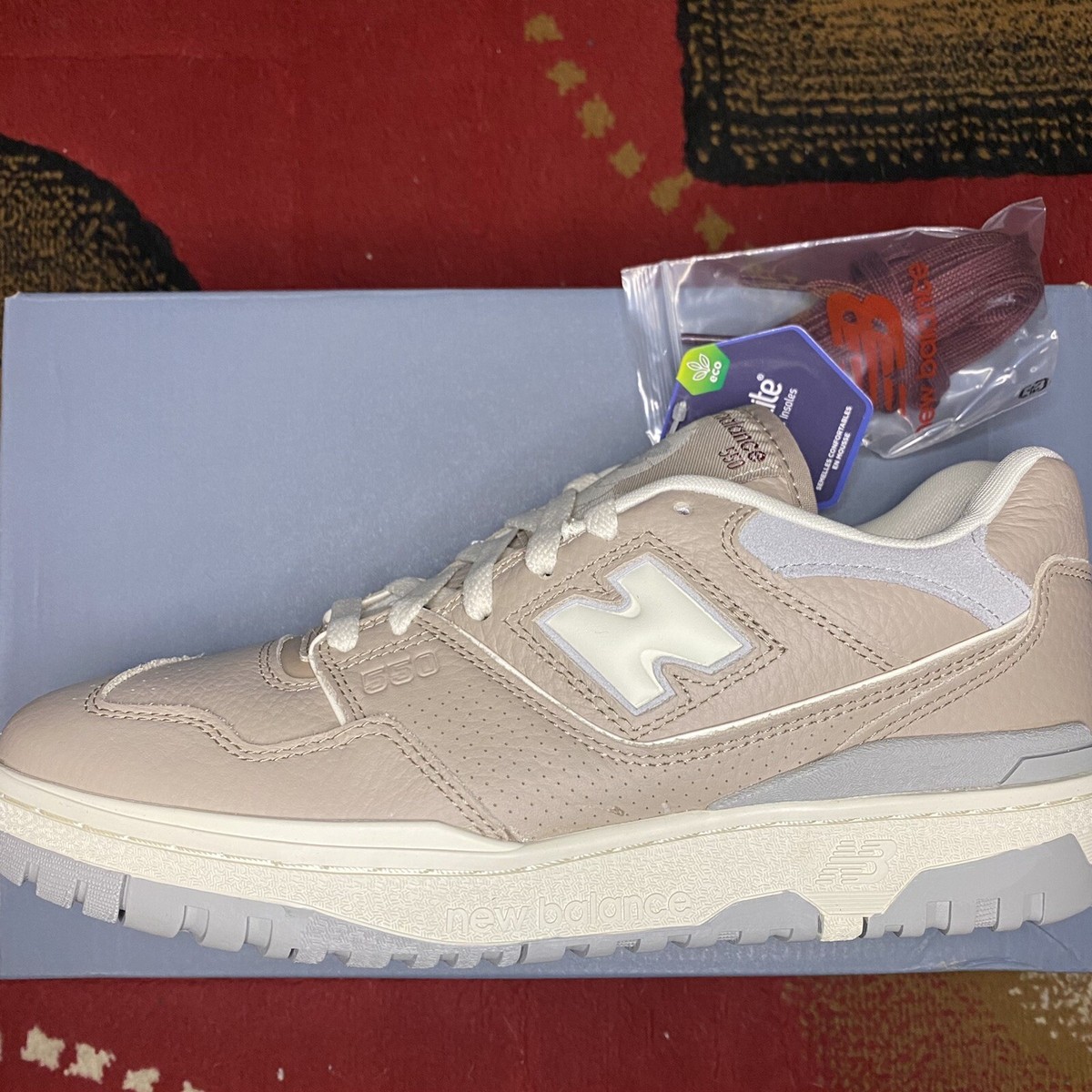 Mens 9.5 New Balance BB 550 Lunar New Year Driftwood Brown Beige 