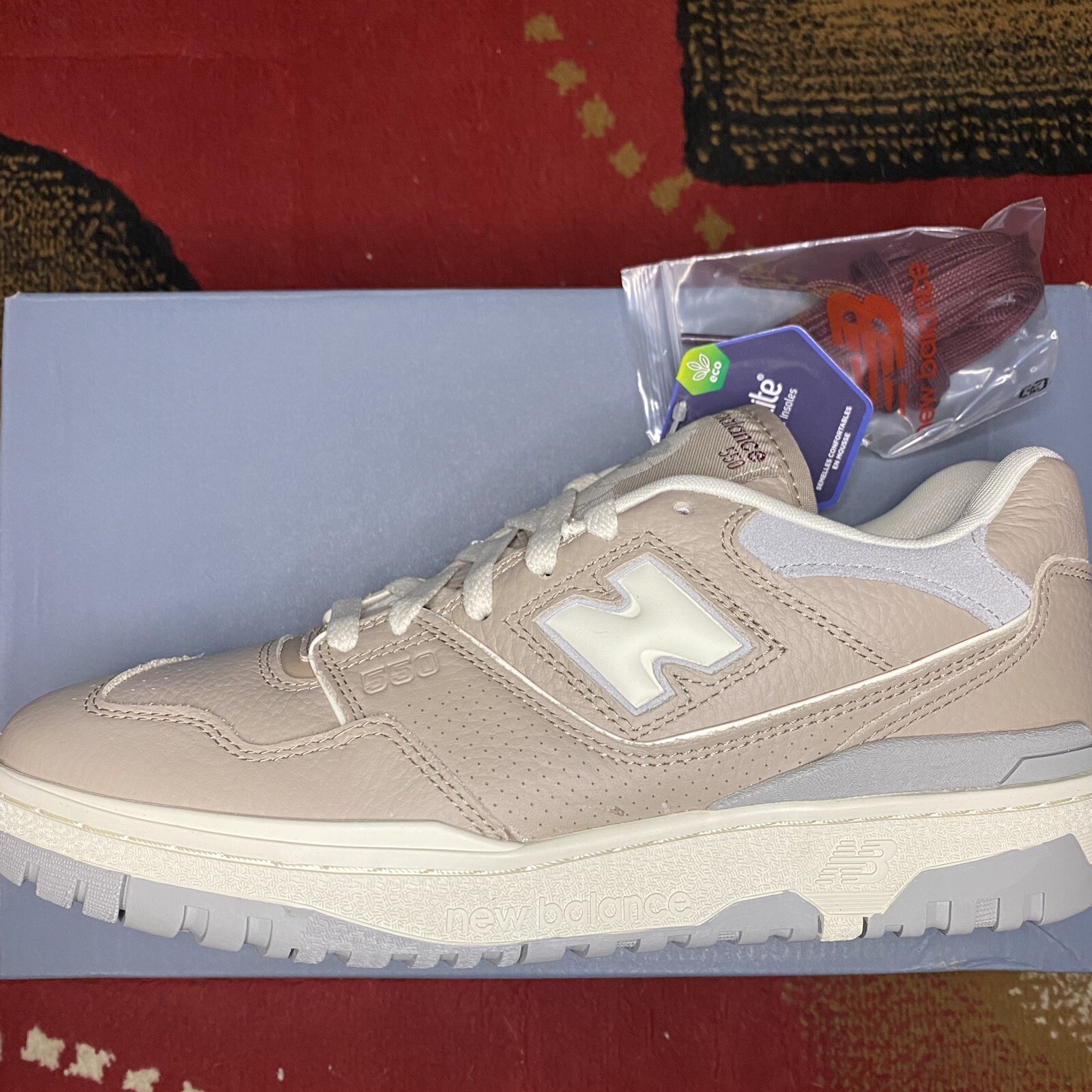 Mens 9.5 New Balance BB 550 Lunar New Year Driftwood Brown Beige 