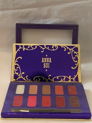 Anna Sui Lip Color Palette 01 15g - 10 Farbtöne mit Applikator *SIEHE FOTOS*