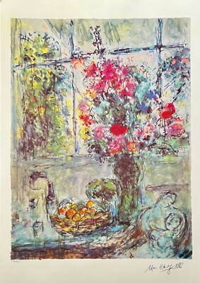 Marc Chagall FRUITS & FLOWERS Facsimile Signed Limited Edition