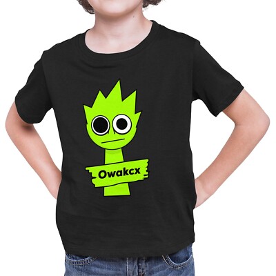Sprunki Owakcx Green Kids T-Shirt Owakcx Sprunki Youth Kids Shirt