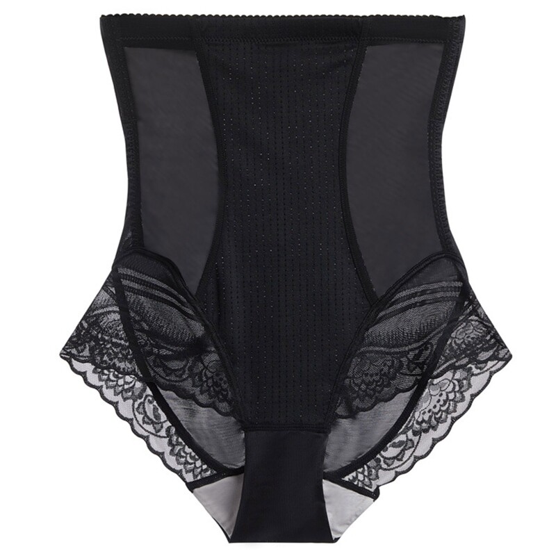 High Waist Tummy Control Butt Lifting Shapewear Seamless Lace Underwear for Women