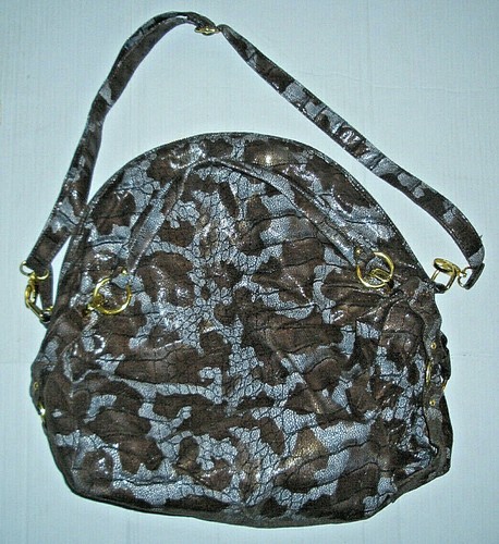 GALIAN NEW YORK TOTE/SHOULDER BAG w GOLD TONE ACCENTS - Imagen 2 de 5