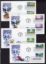 2012/1968 Planting Beautification (4716/1365-68 FOUR Jackson DUAL FDCs NT484