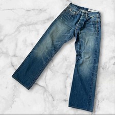 KAPITAL Men's Denim Pants Blue Size M Solid Casual Jeans Town Use bottom USED