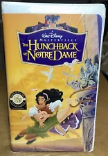 NEW FACOTRY SEALED Disney Hunchback of Notre Dame VHS Clamshell Movie Master WOW