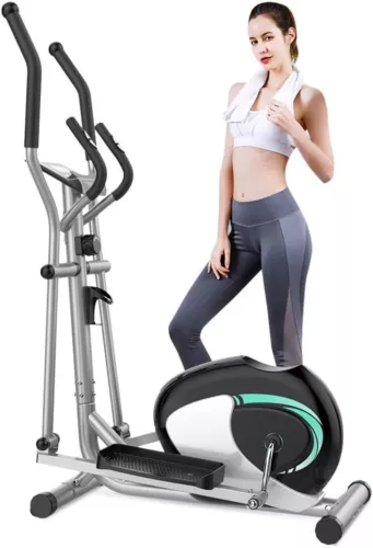 8 Level Resistance Magnetic Elliptical Machine Home Gym Workout Cross Trainer UK - Picture 2 of 13