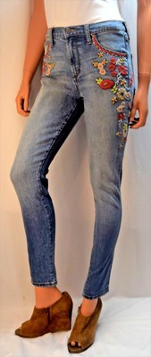 johnny was embroidered jeans