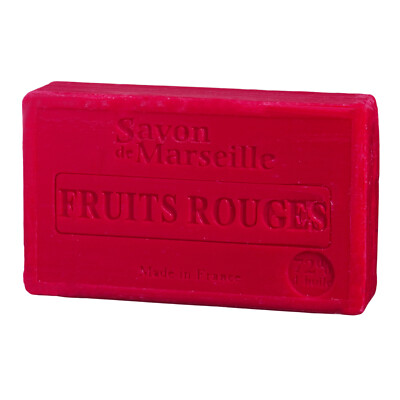 Seife Rote Früchte extra mild / Savon de Marseille  / 100g / Le Chatelard