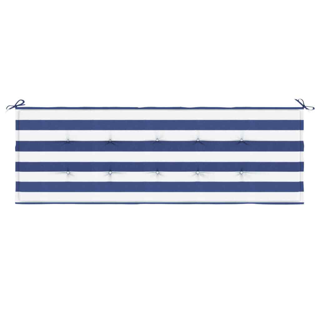 AX Cuscino Per Panche Seduta 150x50x3cm Corde Soggiorno Veranda Giardino 361157