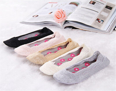 Korean Style Cotton Lace Antiskid Invisible Ruffle Socks Vogue Socks Foot  Cover