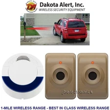 DAKOTA ALERT DCMA-4000 WIRELESS MOTION DRIVEWAY SECURITY ALARM - 2 SENSORS