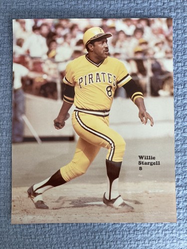 MINT WILLIE STARGELL PITTSBURGH PIRATES 8 X 10 GLOSSY BASEBALL PHOTO COLOR HOF
