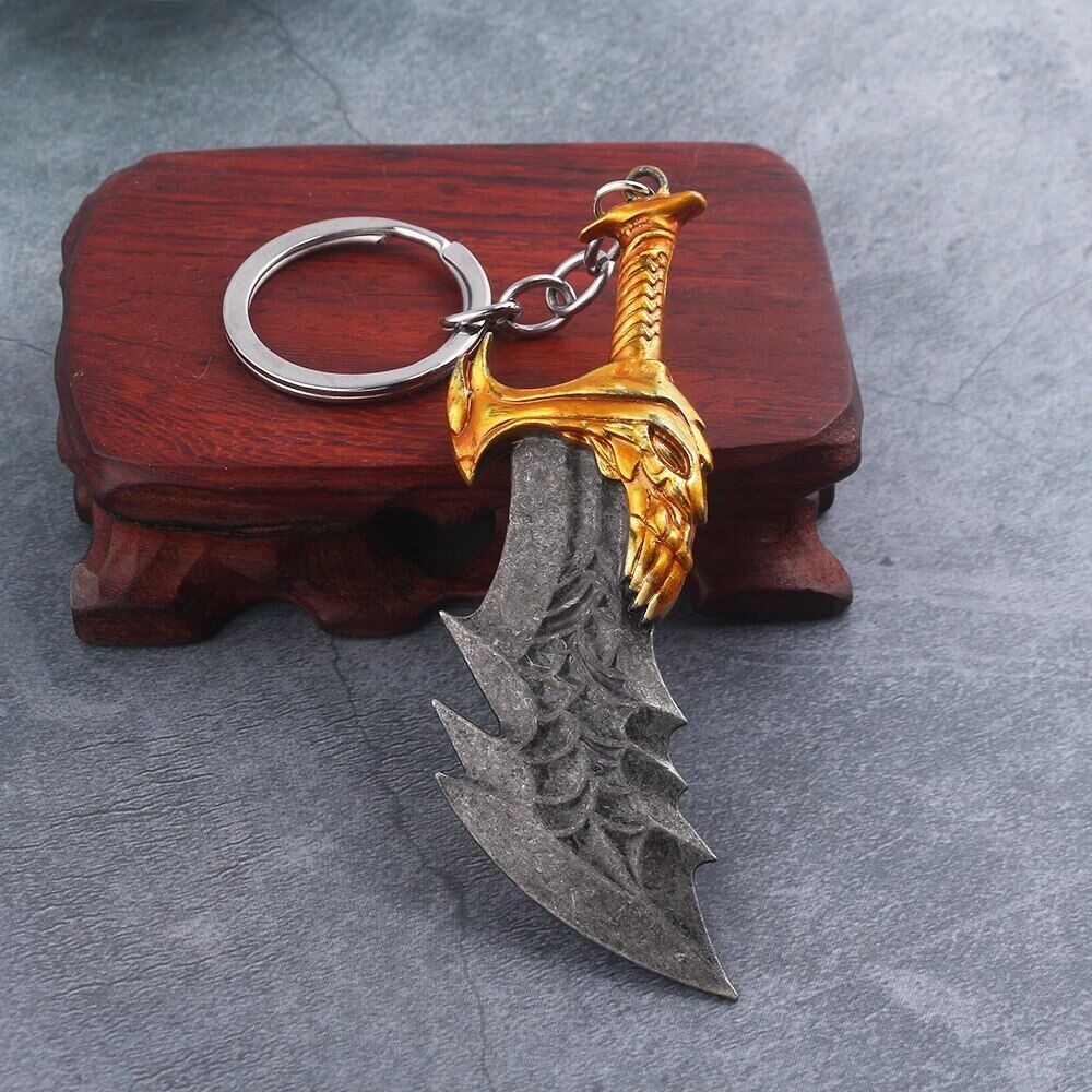 God War 4 Leviathan Key Chain, God War Blade Chaos Keychain