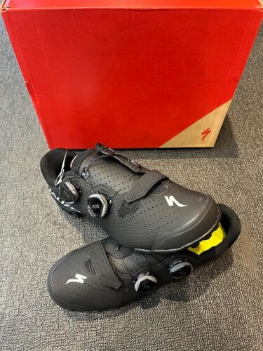 Specialized Recon 3.0 41 8us MTB Gravel Cycling Shoe Black Boa Carbon NEW - Afbeelding 1 van 4