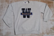 Vintage Russel Sweatshirt Northwestern Wildcats Mens XL Pullover Made in USA