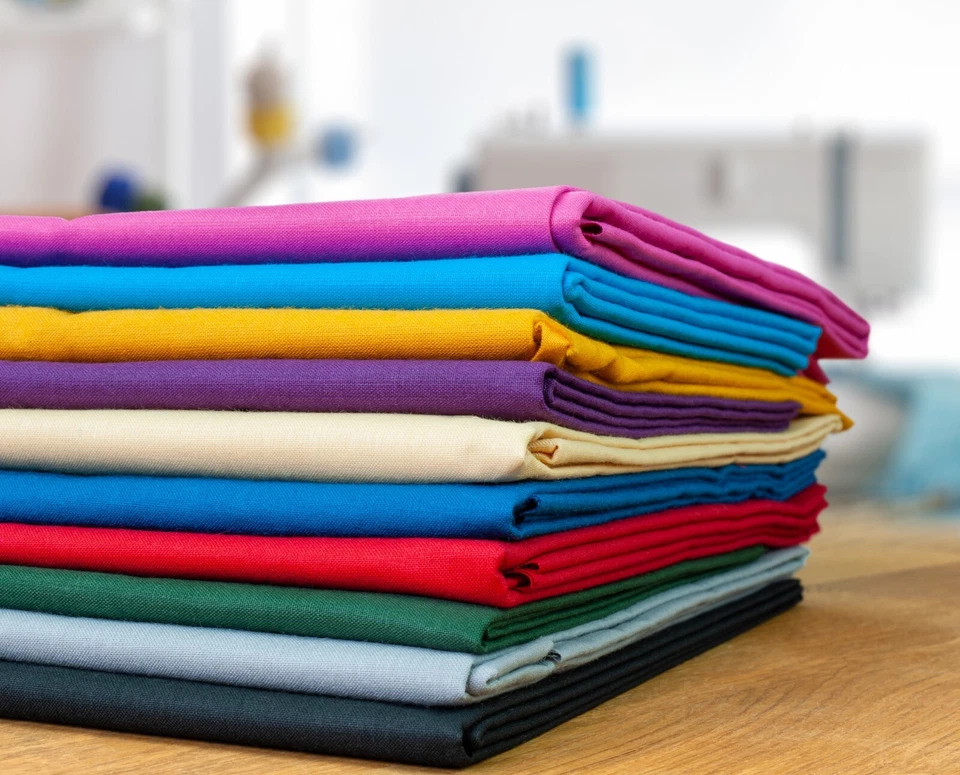 Stoff Meterware: 1 m Baumwollstoff,  100 % Baumwolle, schwarz, 155 cm breit - Bild 4 von 4