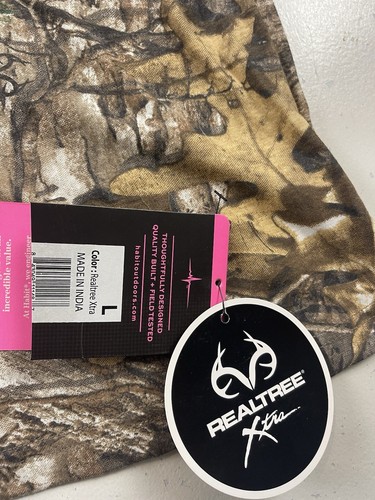 Habit Realtree Shirt Women Size XL Brown Hunting Top Tree Mossy Oak Outdoor - Picture 11 of 14