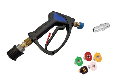 MTM Hydro 350 Bar SG35 Swivel Trigger Nilfisk Inlet & 11,6mm Q/R Outlet