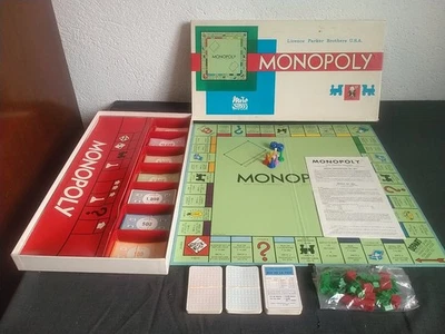 Jeu De Société Monopoly Vintage En Francs Bel État Liv Offerte - Photo 1/4