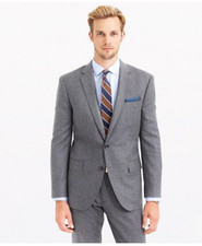 J. CREW Ludlow Slim Fit Italian Wool Flannel Blazer - 550 - 44R - NEW w/Tags
