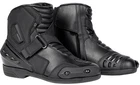 Noru Izu Mens Leather Motorcycle Boots Black