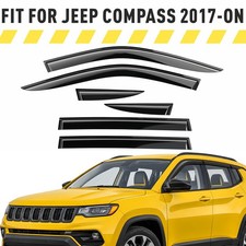Side Window Deflectors Rain Guards for 2017-2027 Jeep Compass