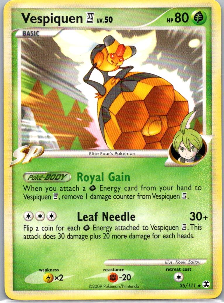 Pokemon TCG Vespiquen E4 35/111 Rising Rivals NM