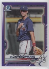 2021 Bowman Chrome Prospects Purple Refractor 84/250 Braden Shewmake #BCP-48 1sr