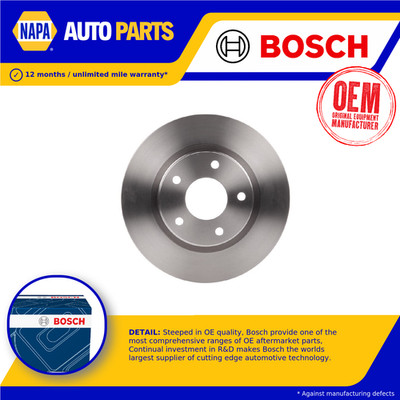 2x Brake Discs Pair Vented fits NISSAN PULSAR C13 1.5D Front 2016 on K9K 279.6mm