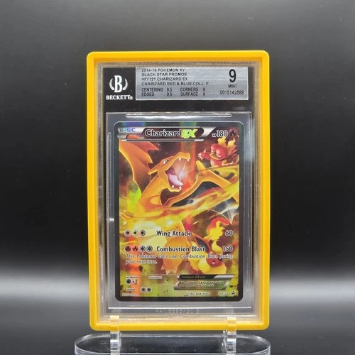 2014-16 Pokémon  Charizard #XY121 Red And Blue Collection BGS 9 Black Star Promo