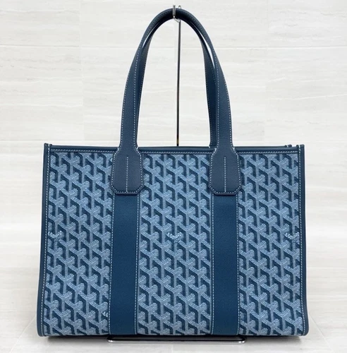 Borsa a tracolla Goyard Villette Jacquard PM blu oceano originale nuova prova