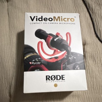 Rode VideoMicro Compact On-Camera Cardioid Mic 3.5mm TRS w/ Rycote Mount