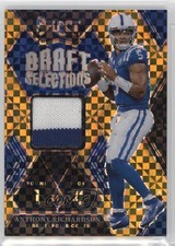 2023 Select Draft Selections Memorabilia Gold Prizm 10/10 Anthony Richardson rf2