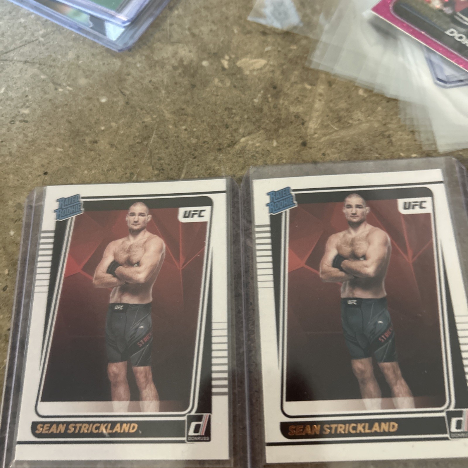 Sean Strickland Rated Rookie Holo Prizm | 2022 Panini Donruss Optic UFC #111