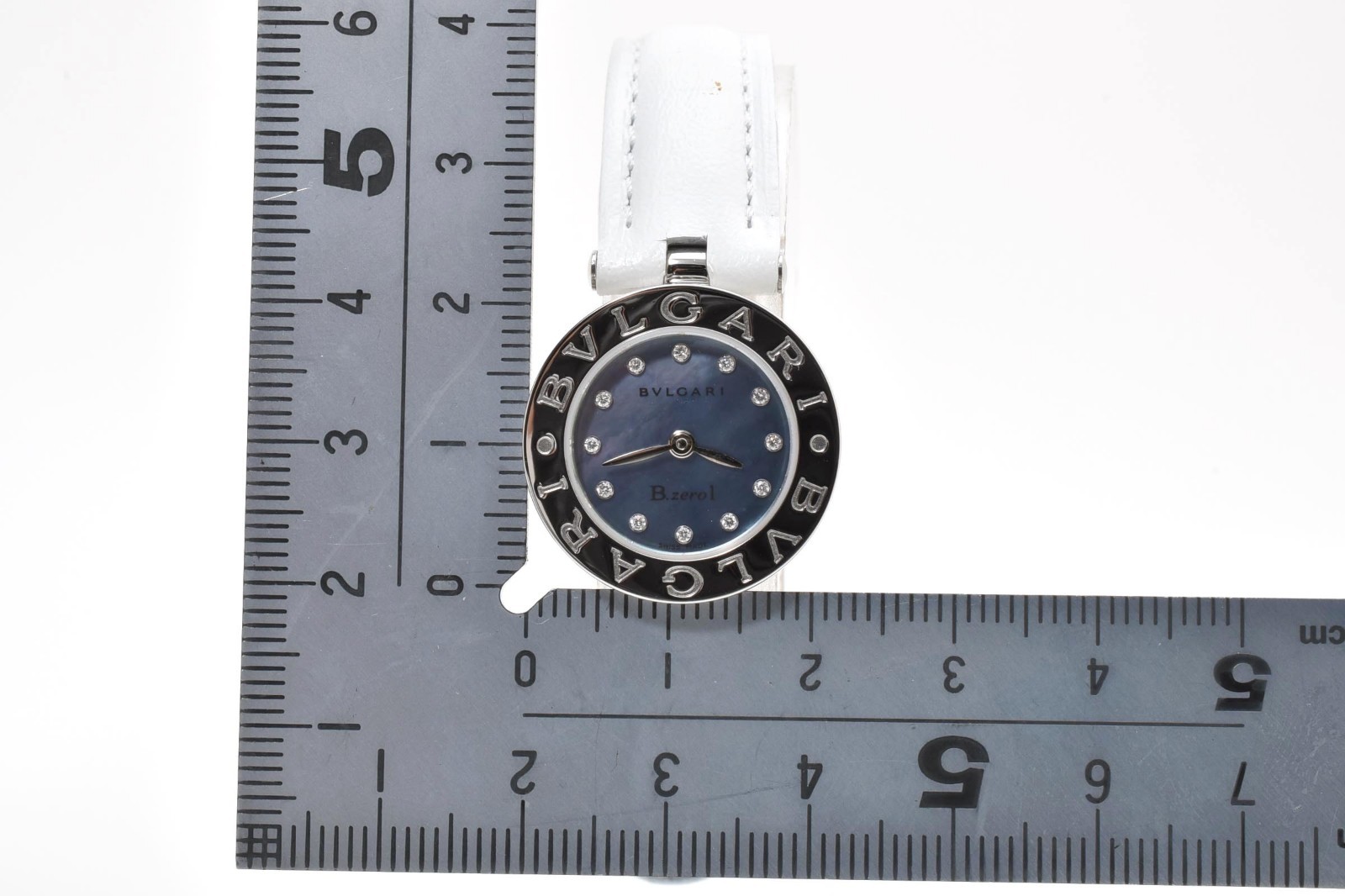 [MINT w/Box] BVLGARI B-zero1 BZ22S Shell Dial White MOP Quartz Ladies Watch image 2