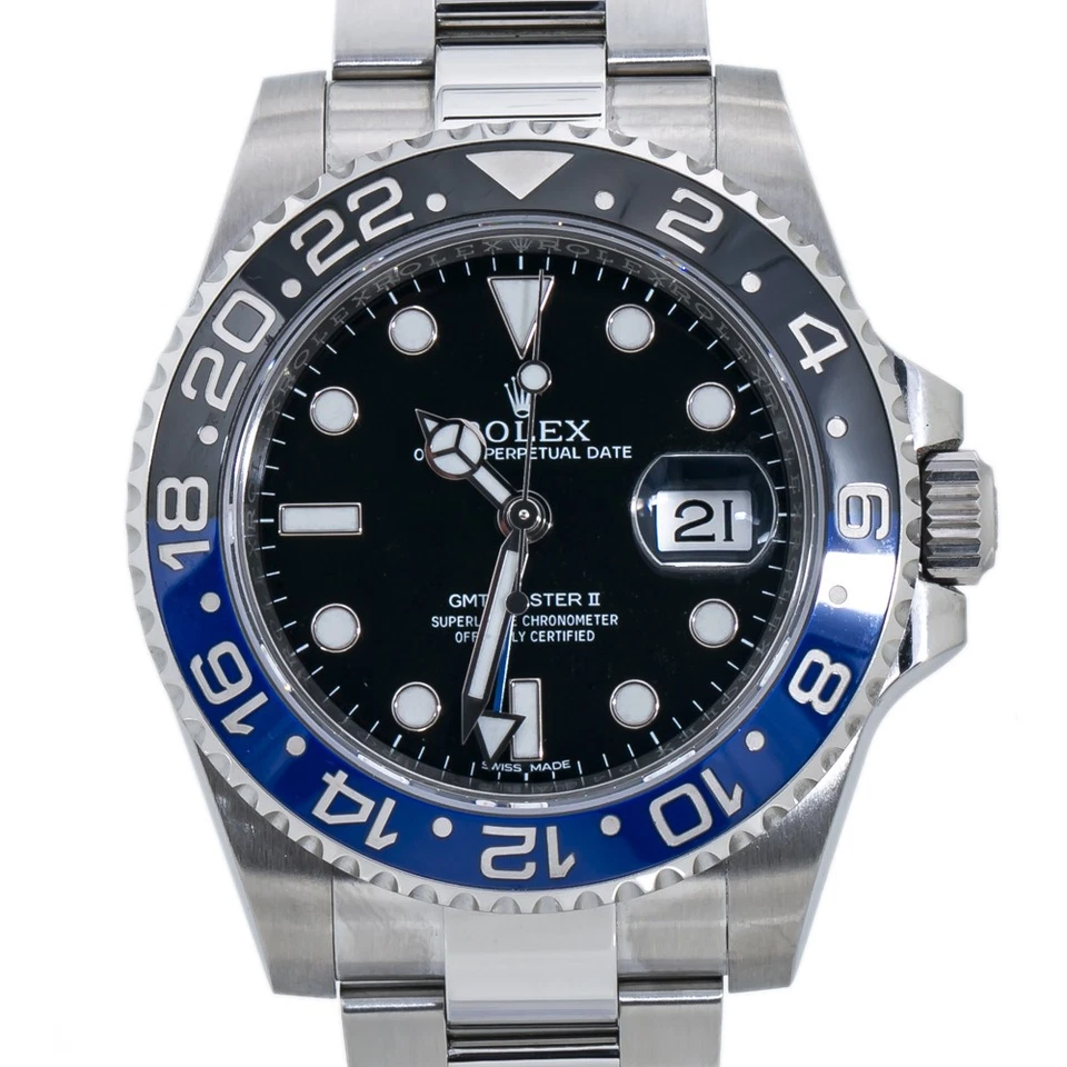 Rolex GMT-Master II 116710BLNR Batman MINT Auto SS Black Dial Men's Watch 40mm - Image 2 of 4
