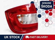 SKODA RAPID 2017 REAR LEFT PASSENGER SIDE TAIL LIGHT 5JH945095 GENUINE