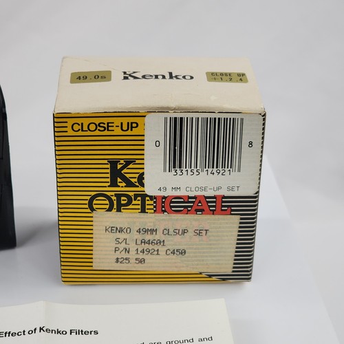 Vintage Kenko 49.0S NO.2 Camera Optical Filter Close-Up Set +1.2.4 49mm New - Picture 5 of 10