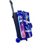 Epic 3 Ball Triple Luminous Ocean Blue Bowling Bag