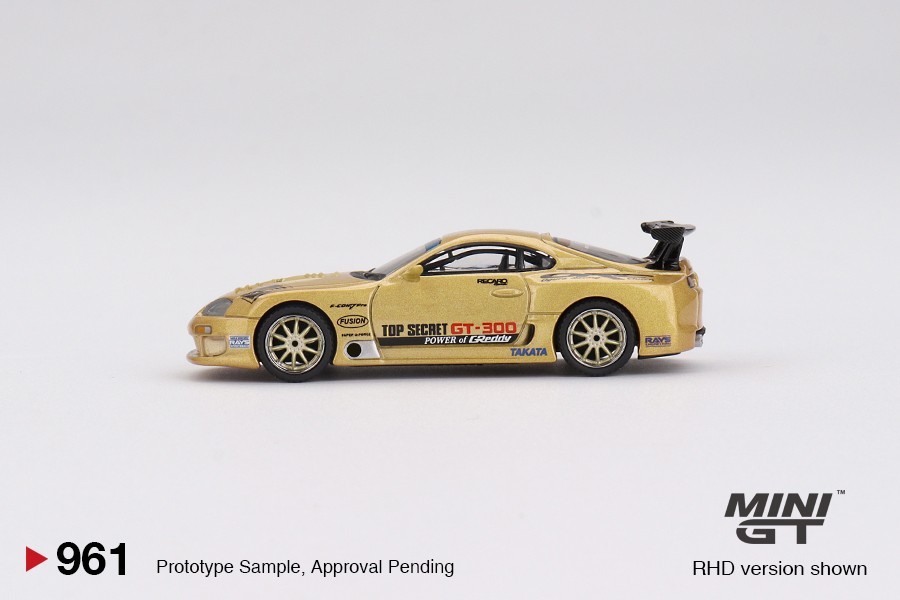 「Chase」1/64 MINI GT Toyota Supra (A80) Mini GT 1:64 Toyota Supra (A80) Top Secret GT-300 Top Secret