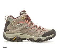 NEW! Merrell Womens Moab 2 Mid Waterproof Hiking Boots Bungee Cord US 7.5M $190