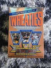 Wheaties Cereal Box Collectors Edition Super Bowl 30th Anniversary - Sealed Box