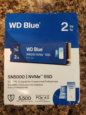 Western Digital Blue SA510 2TB - 2.5'' Internal SATA III SSD - New Sealed