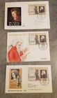 GERMANY-W.AMADEUS MOZART-MUSIC-3 FIRST DAY COVERS