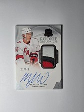 MORGAN GEEKIE 2020-21 UD THE CUP RPA ROOKIE PATCH AUTO /249 #141 CANES Q6786
