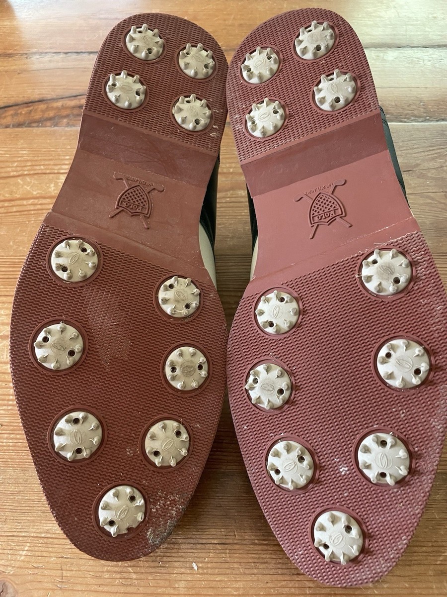 Polo Ralph Lauren Saddle Oxford Golf Shoes Men's Size 9 D Green